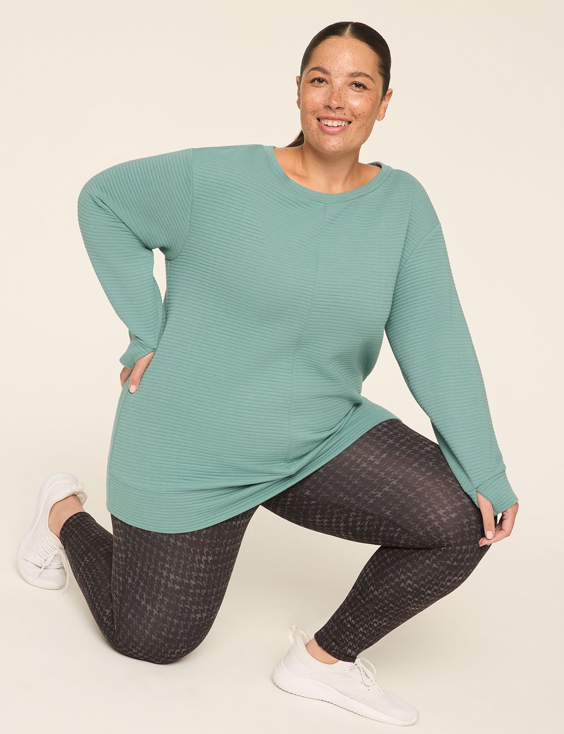 LIVI Long Sleeve Boat Neckline Otto Product Image 3