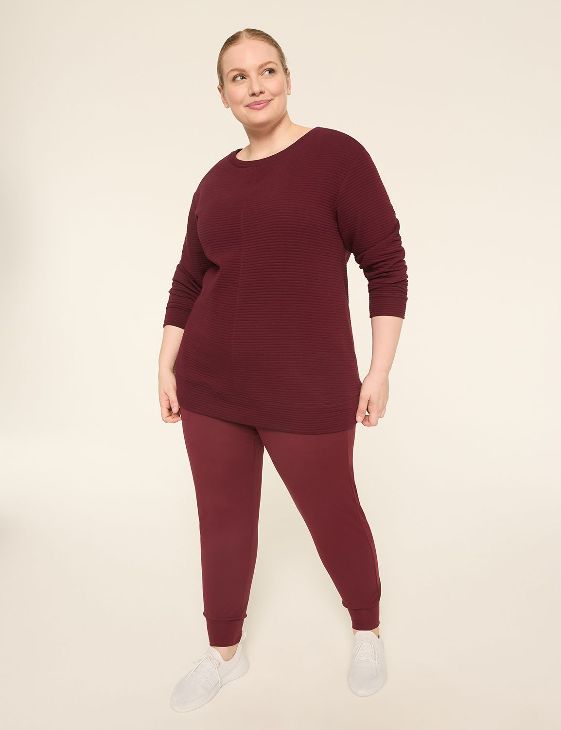 LIVI Long Sleeve Boat Neckline Otto Product Image 3