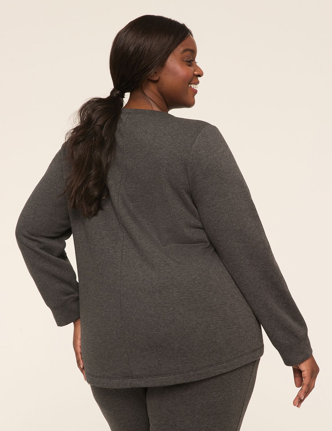 LIVI Crew-Neck French Terry Sweatshirt