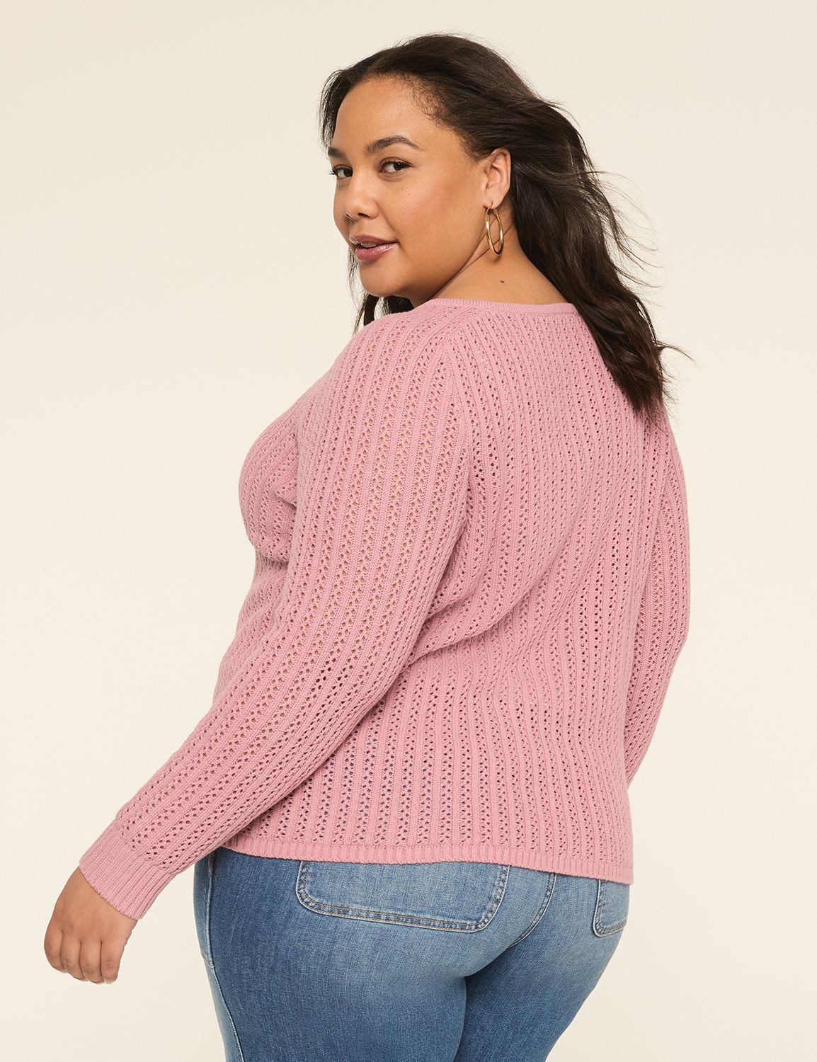 Relaxed Long Sleeve Boatneck Pullov Product Image 2
