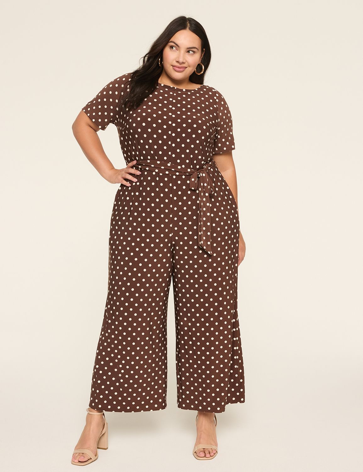 HYFVE Sleeveless Tie Waist Wide Leg Jumpsuit main image 1