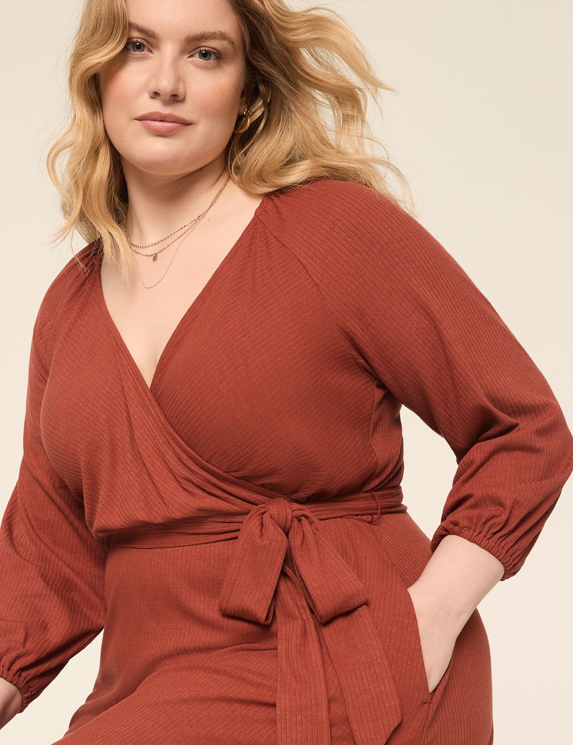 CASUAL WRAP DRESS 1147749 Product Image 3