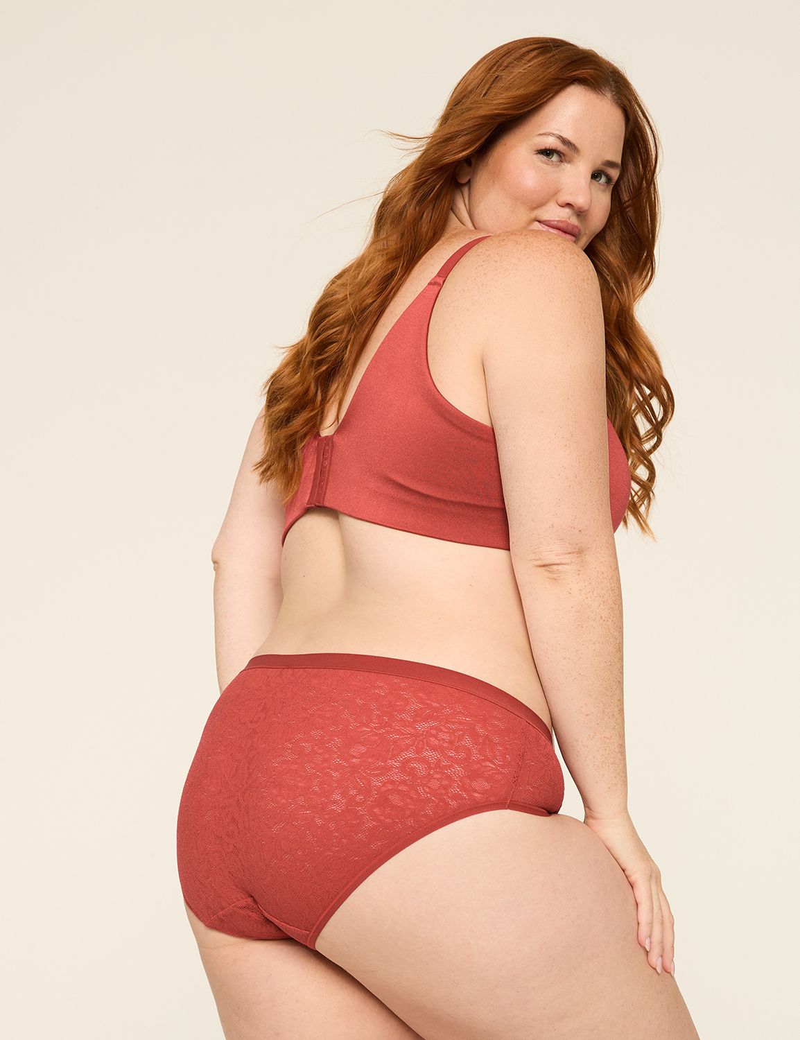 Tailored Stretch Lace Hipster Panty