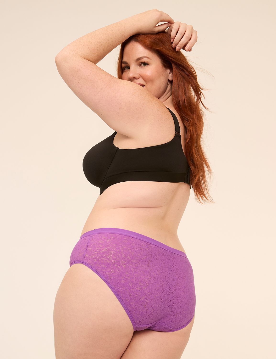 Tailored Stretch Lace Hipster Panty