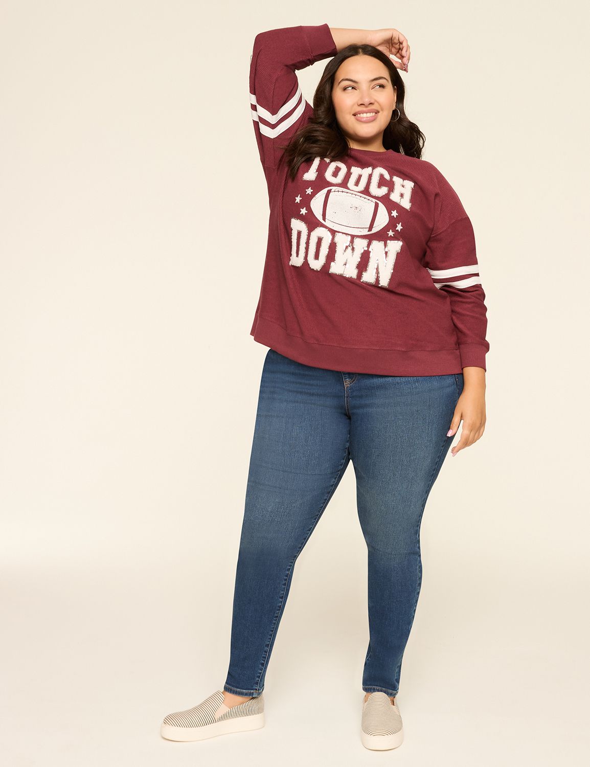 Long Sleeve Crew Neck Sweatshirt wi Product Image 3