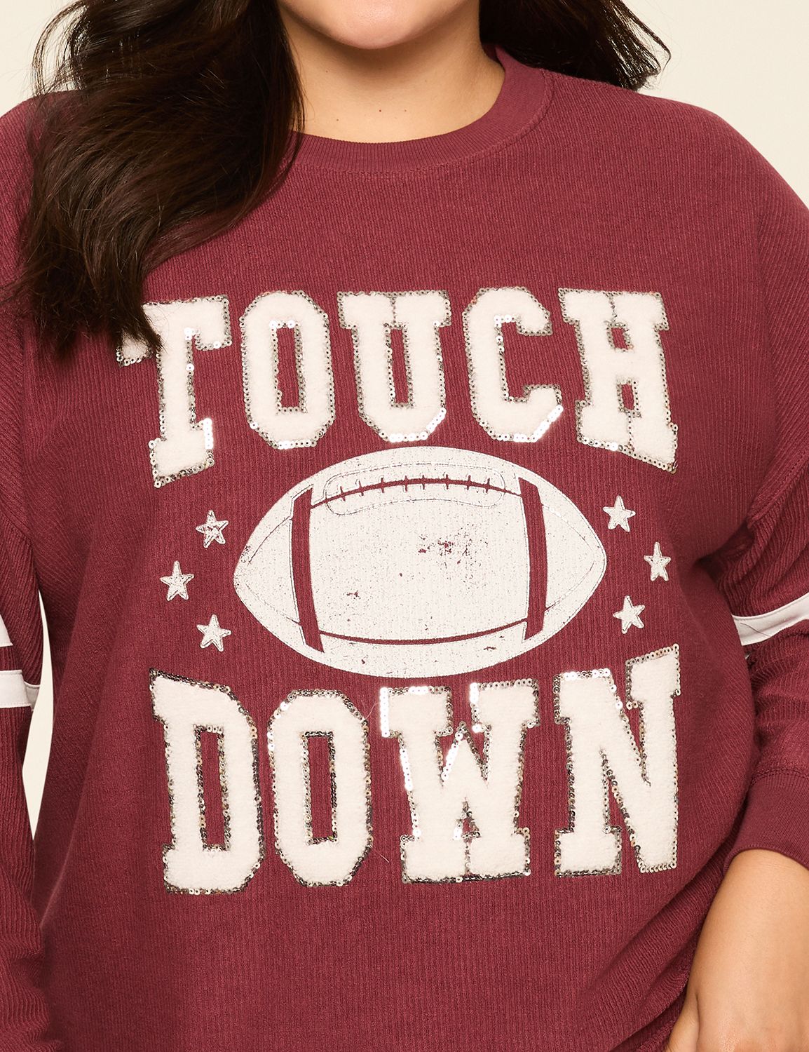 Long Sleeve Crew Neck Sweatshirt wi Product Image 4