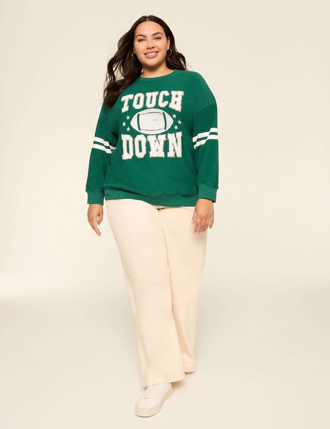 Long Sleeve Crew Neck Sweatshirt wi Product Image 3