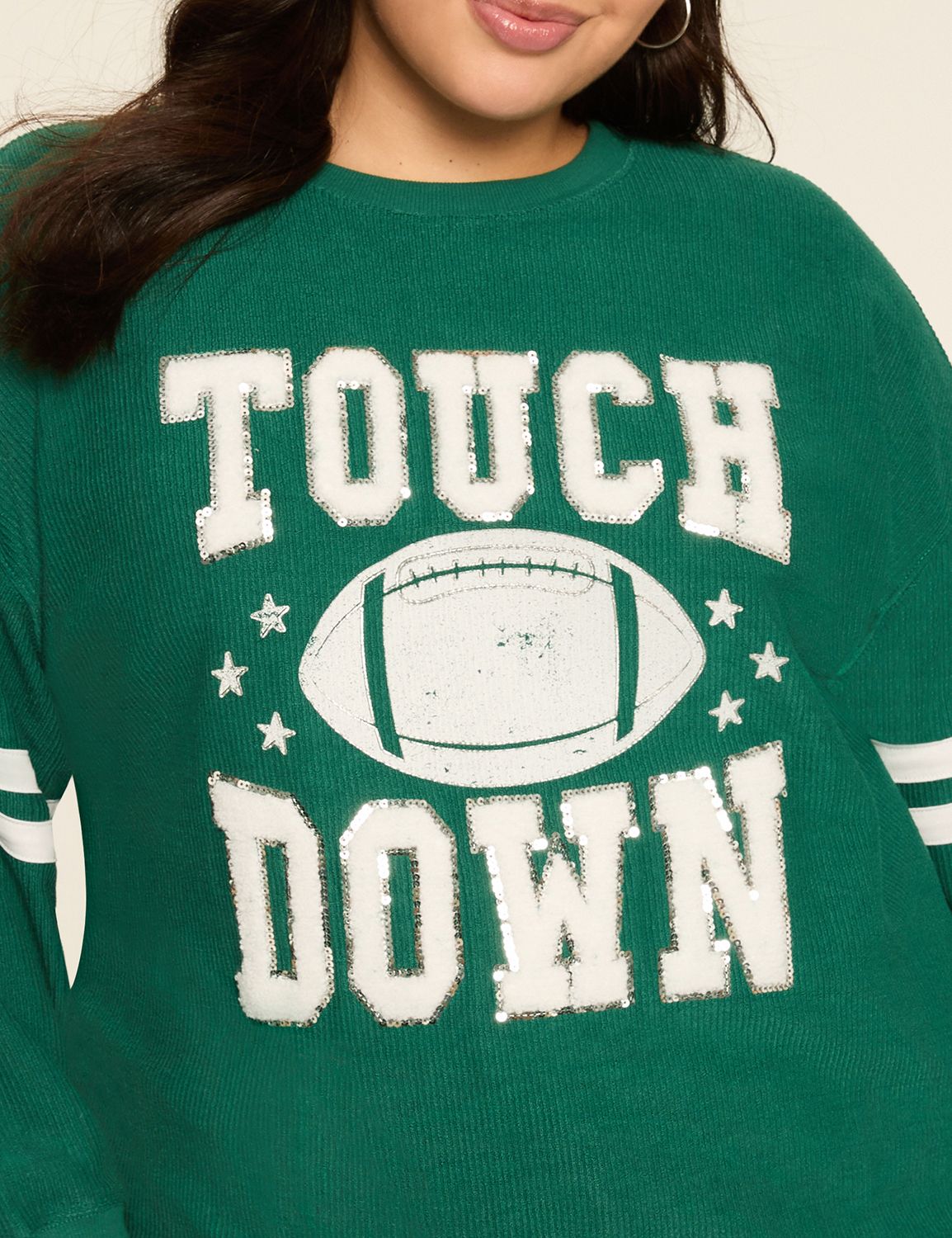 Long Sleeve Crew Neck Sweatshirt wi Product Image 4