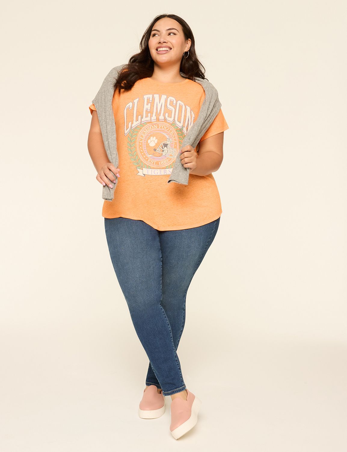 SS Scoop Neck Dolman Graphic: Clems Product Image 3