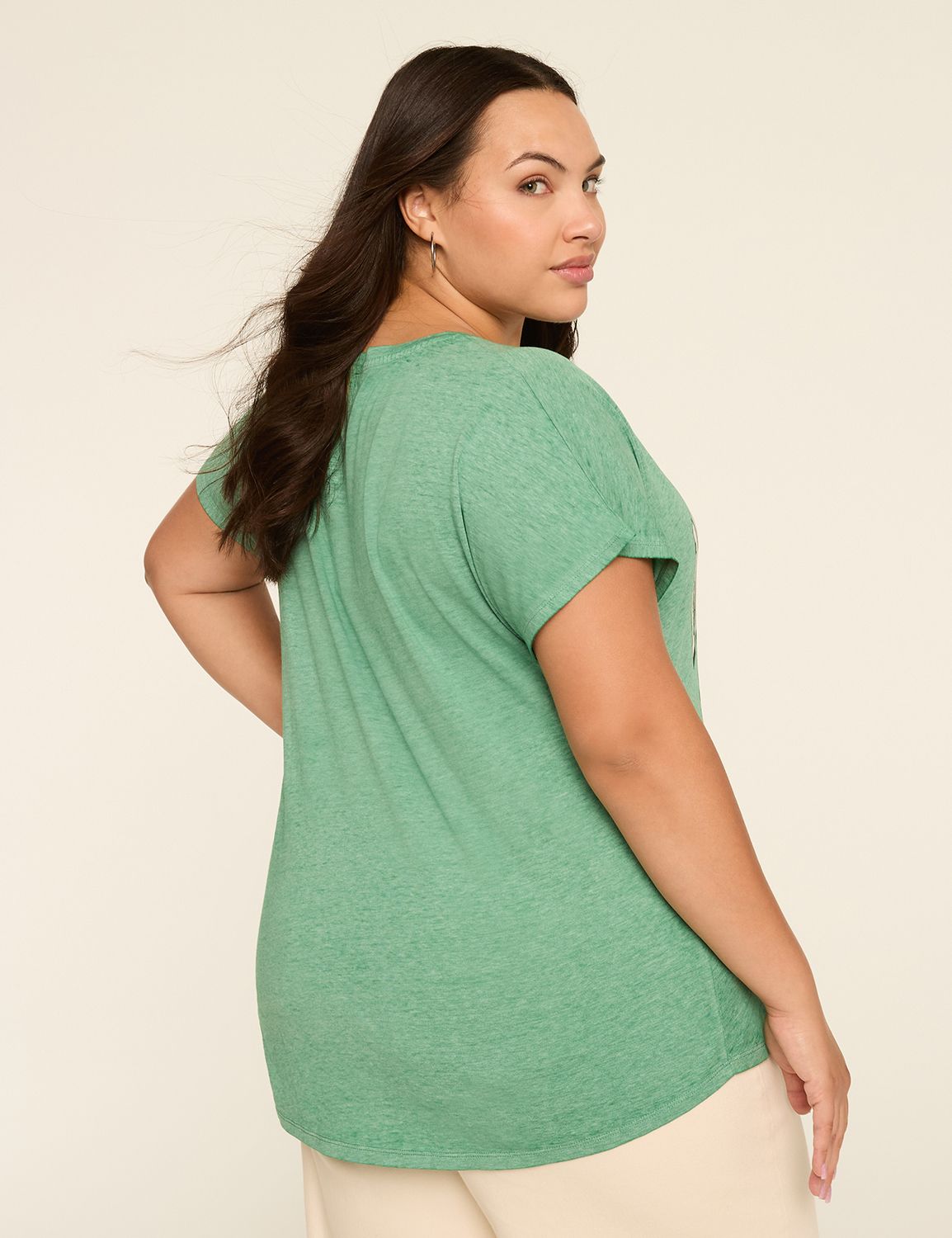 Dolman-Sleeve Michigan State Graphic Tee
