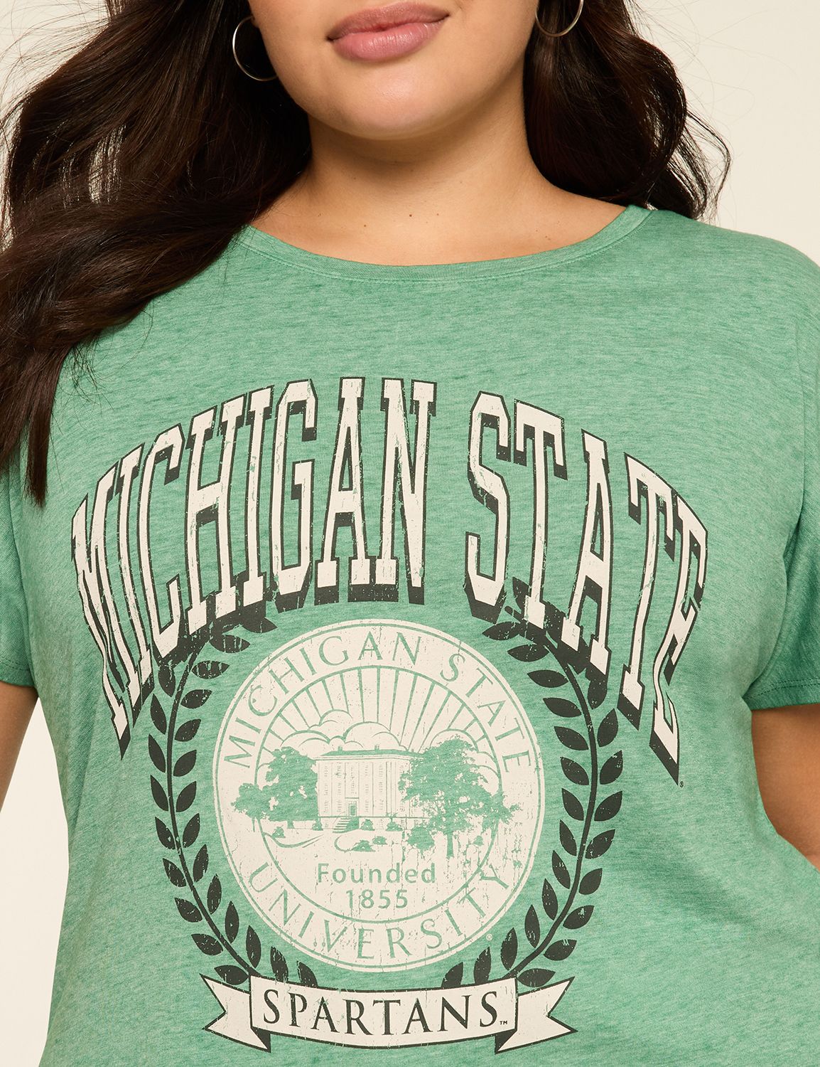 Short Sleeve Graphic Dolman Tee : M Product Image 4