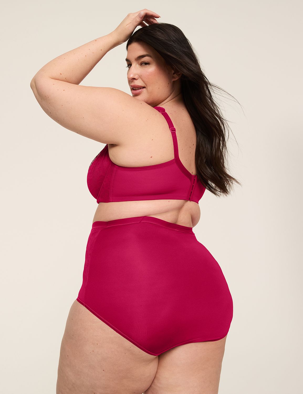 No Show Lined Bliss Lace High Waist Product Image 2