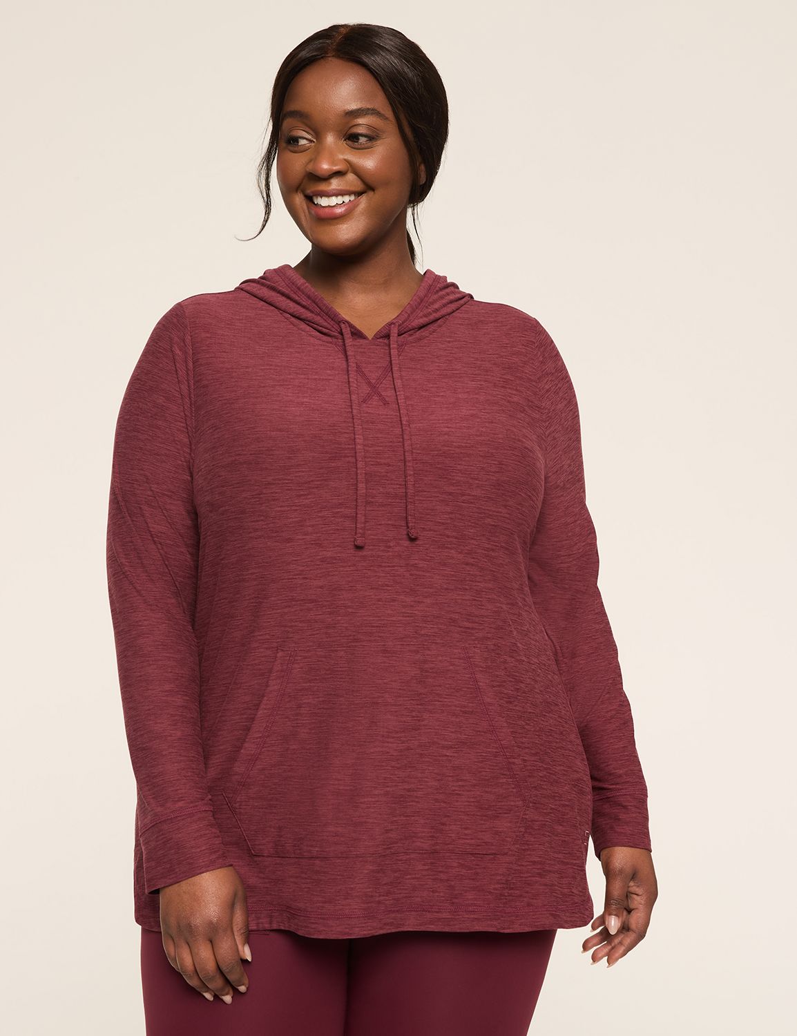 LIVI Soft Marl Long-Sleeve Hoodie