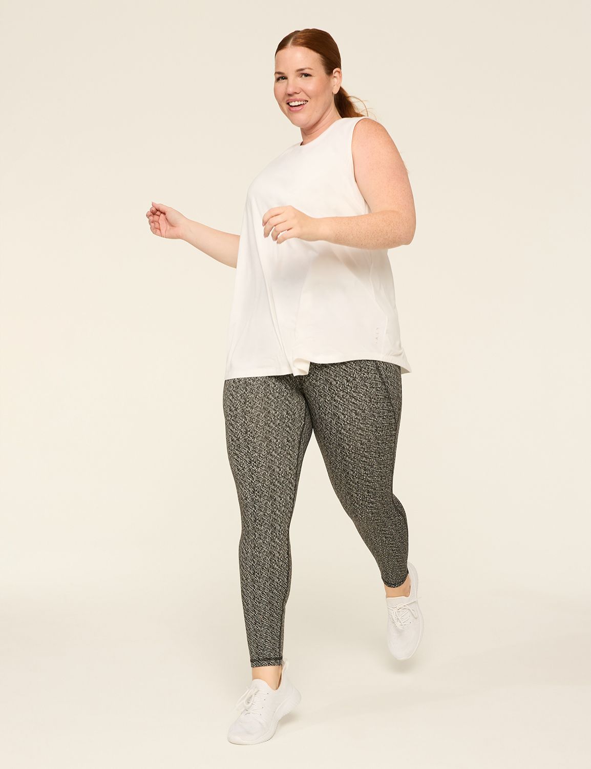 LIVI High Rise Knit Jacquard 7/8 Le Product Image 3