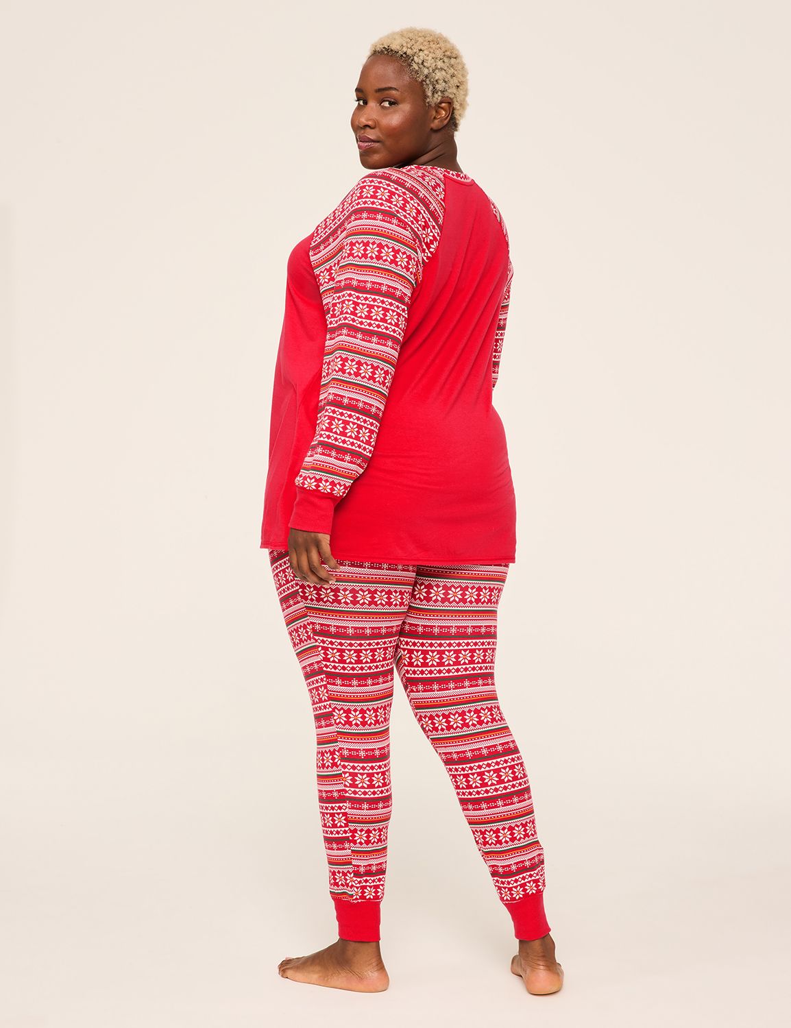 Comfy Cotton Tunic Henley & Legging PJ Set