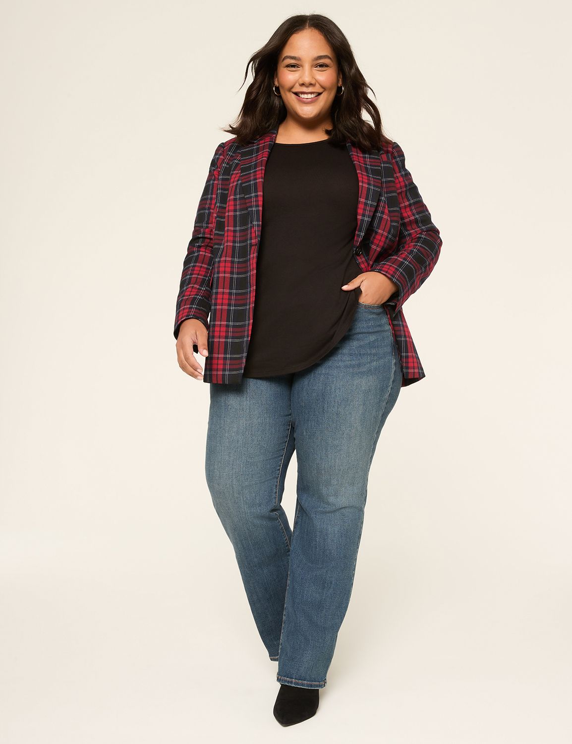 Long Sleeve Smocked Cuff Boatneck T Product Image 3