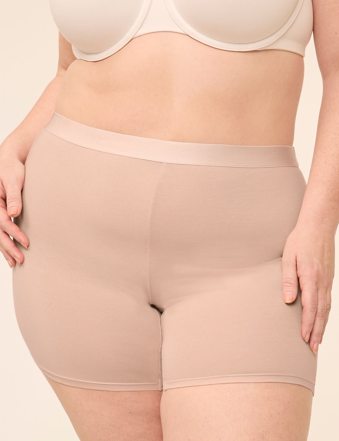 Cotton Shortie Sparkle-Waistband Panty