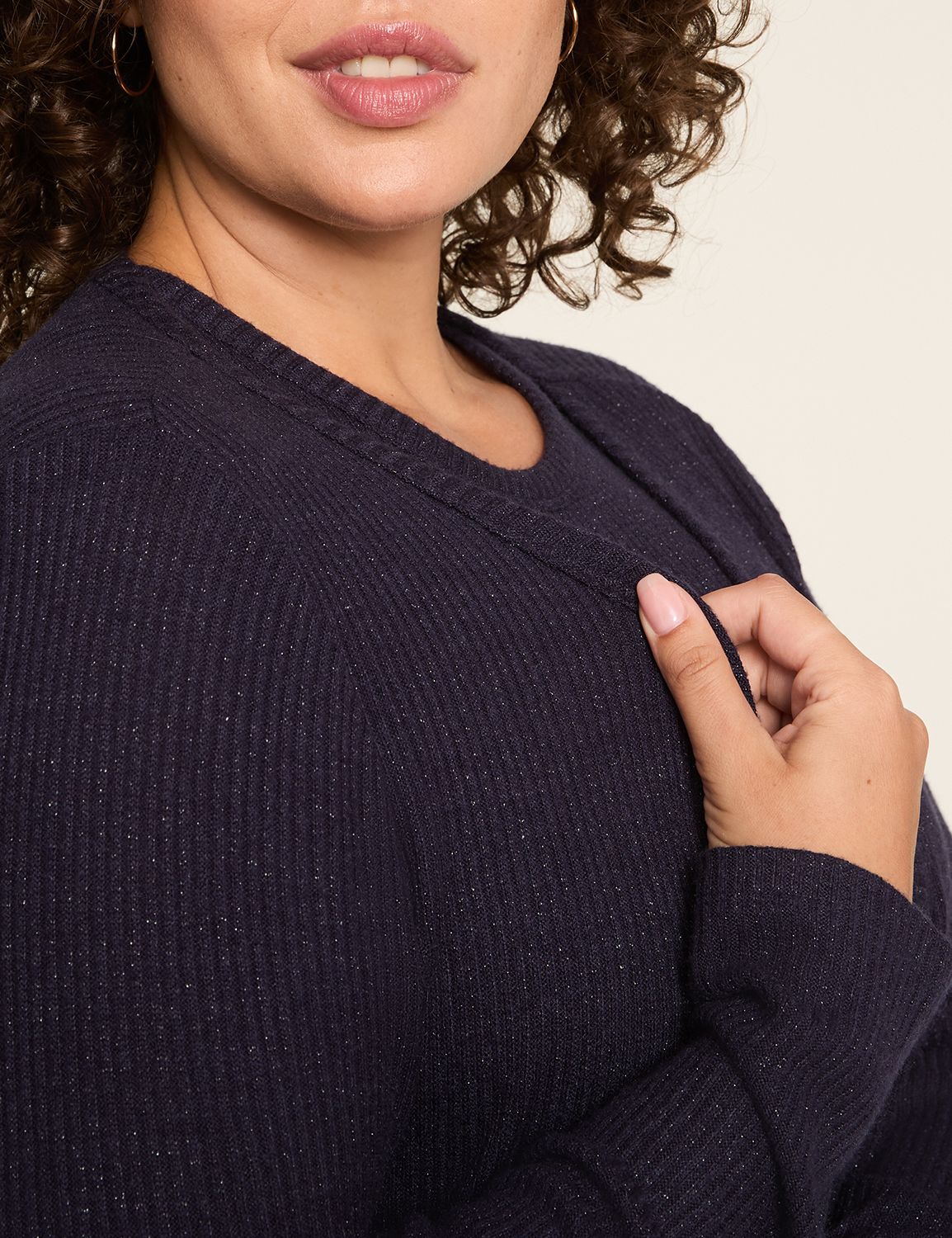 Long Sleeve Open Front Overpiece w/ Product Image 4
