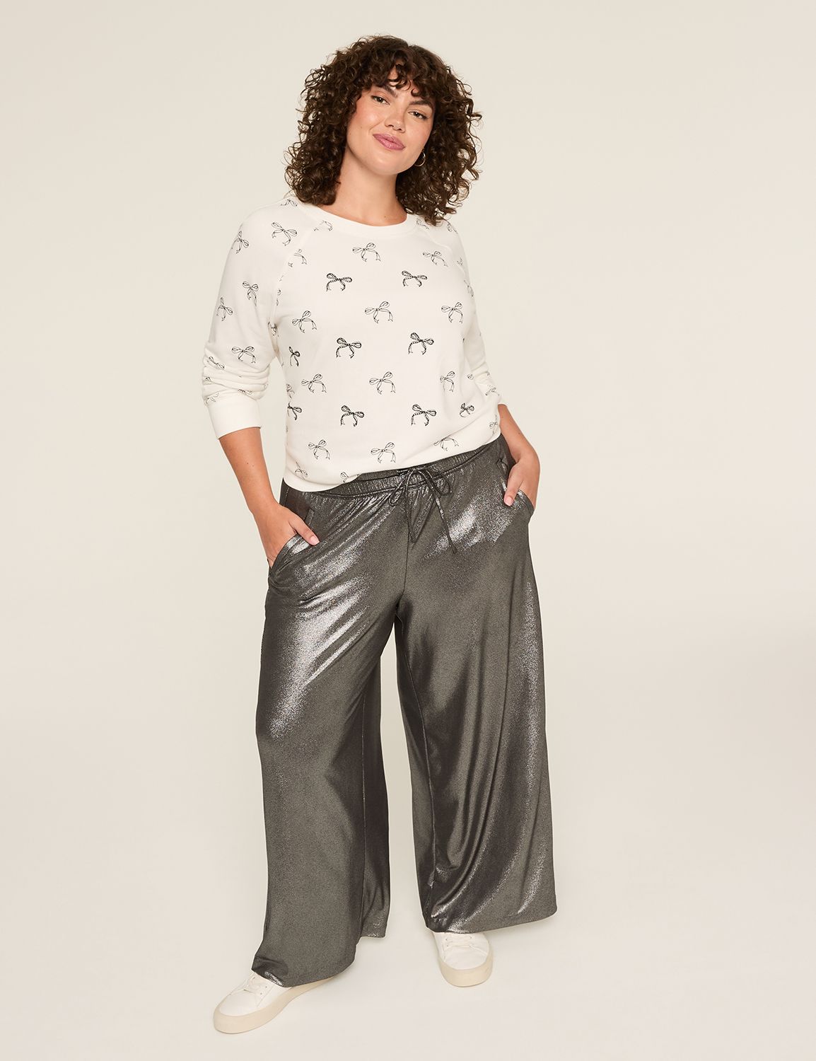 PULLON PANT WITH DRAWCORD - FOIL PR Product Image 3