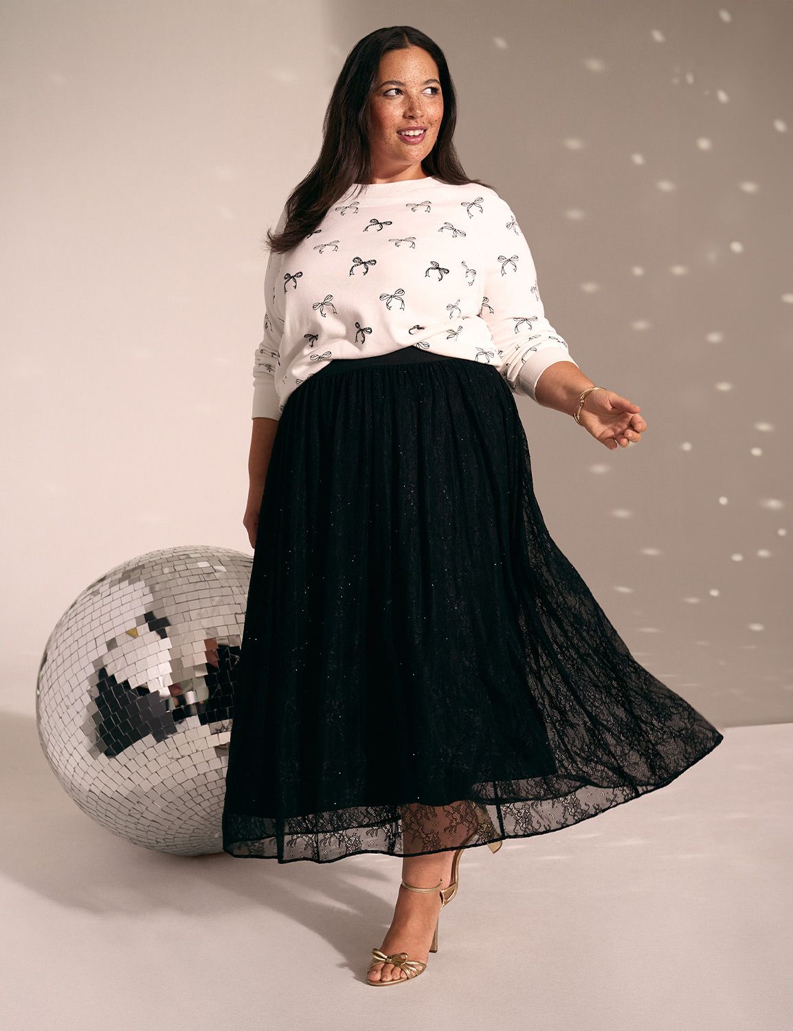 Lace Maxi Skirt | LaneBryant