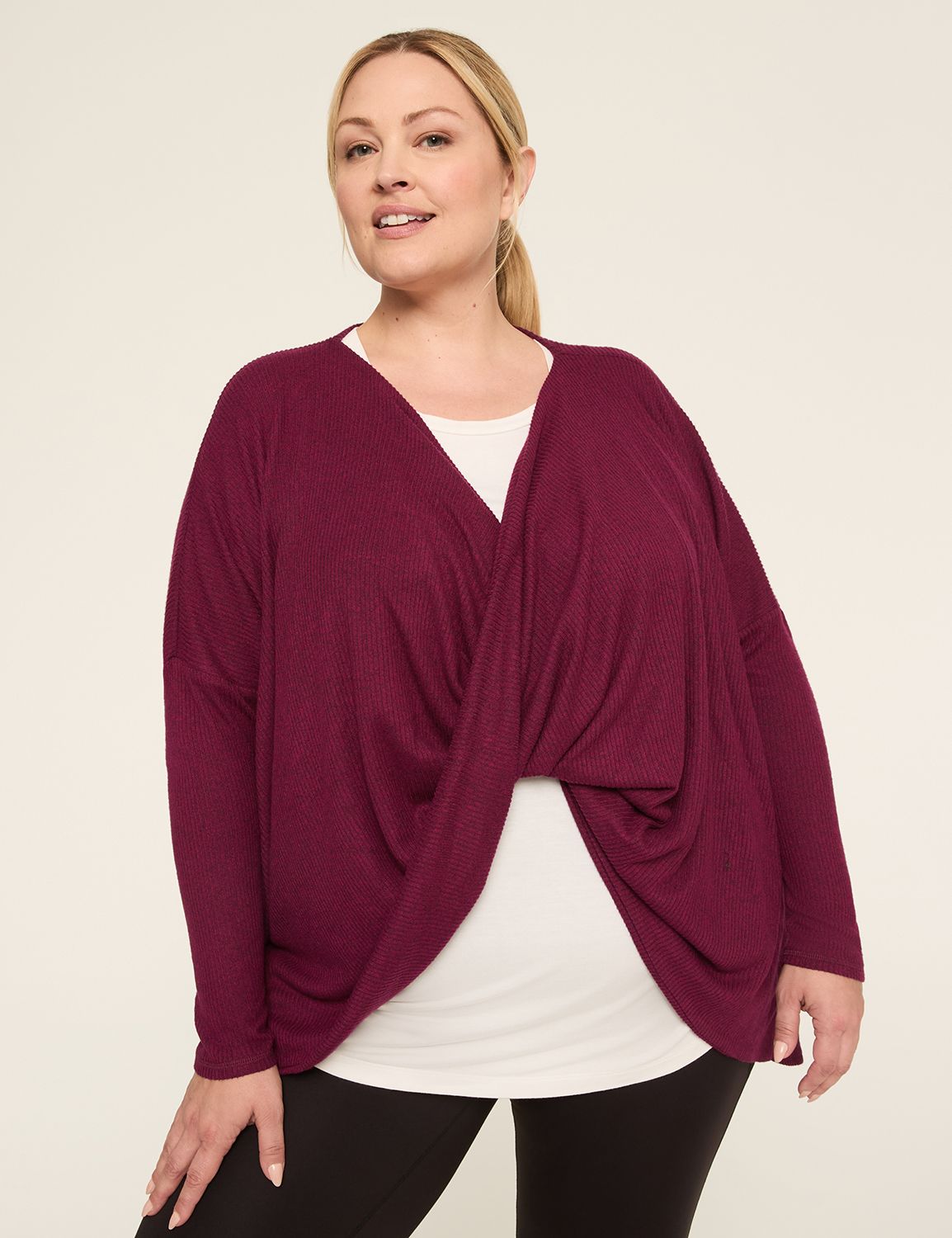LIVI 3-Way Convertible Twist Soft Spun Overpiece