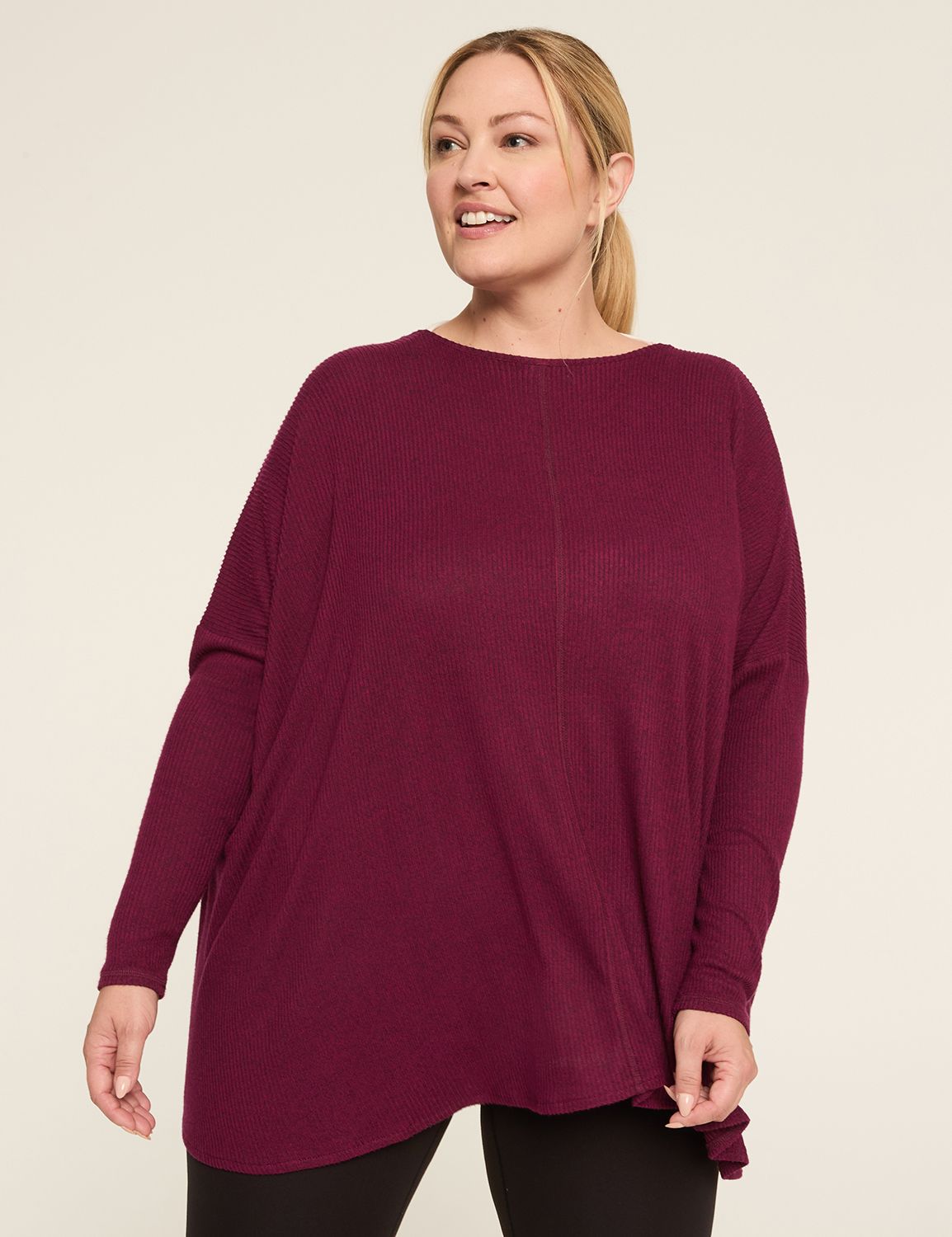 LIVI Long Sleeve Twist Front Soft S Product Image 4