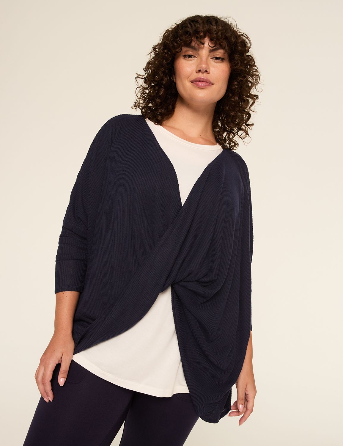 LIVI 3-Way Convertible Twist Soft Spun Overpiece