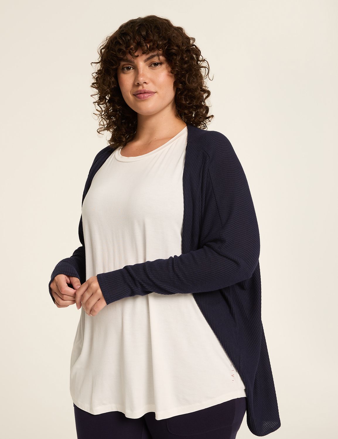 LIVI Long Sleeve Twist Front Soft S Product Image 6