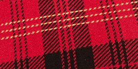 Collared Plaid Button-Front Cardigan