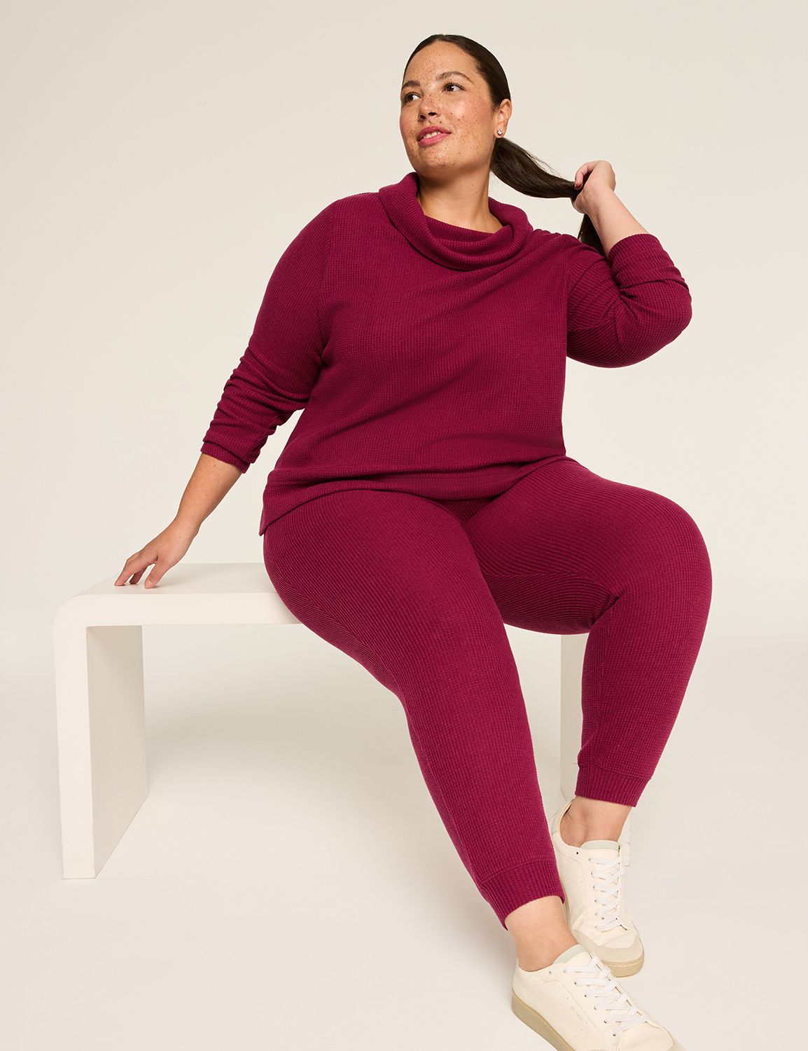 LIVI Mid Rise Texture Full Length J Product Image 3