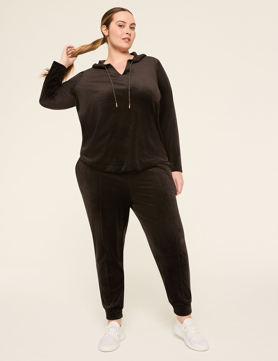 LIVI Mid Rise Velour Classic Full L Product Image 3