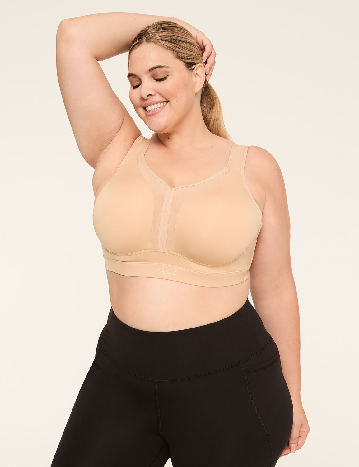 Cacique Comfort Bliss High-Impact Underwire Sports Bra