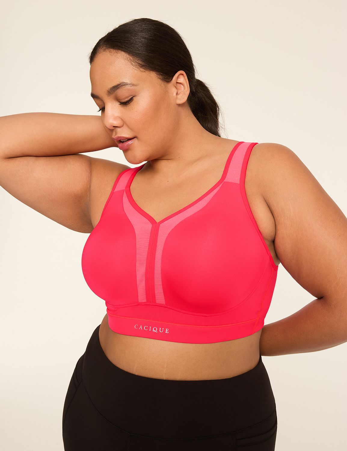 Cacique Comfort Bliss High-Impact Underwire Sports Bra