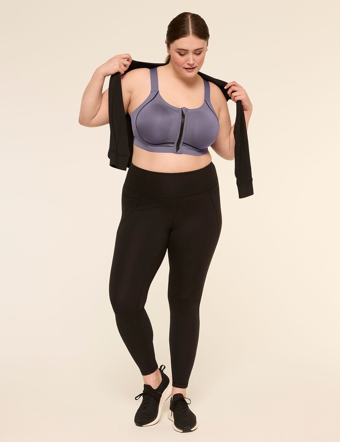 High Impact Underwire Zip Front (So Product Image 3