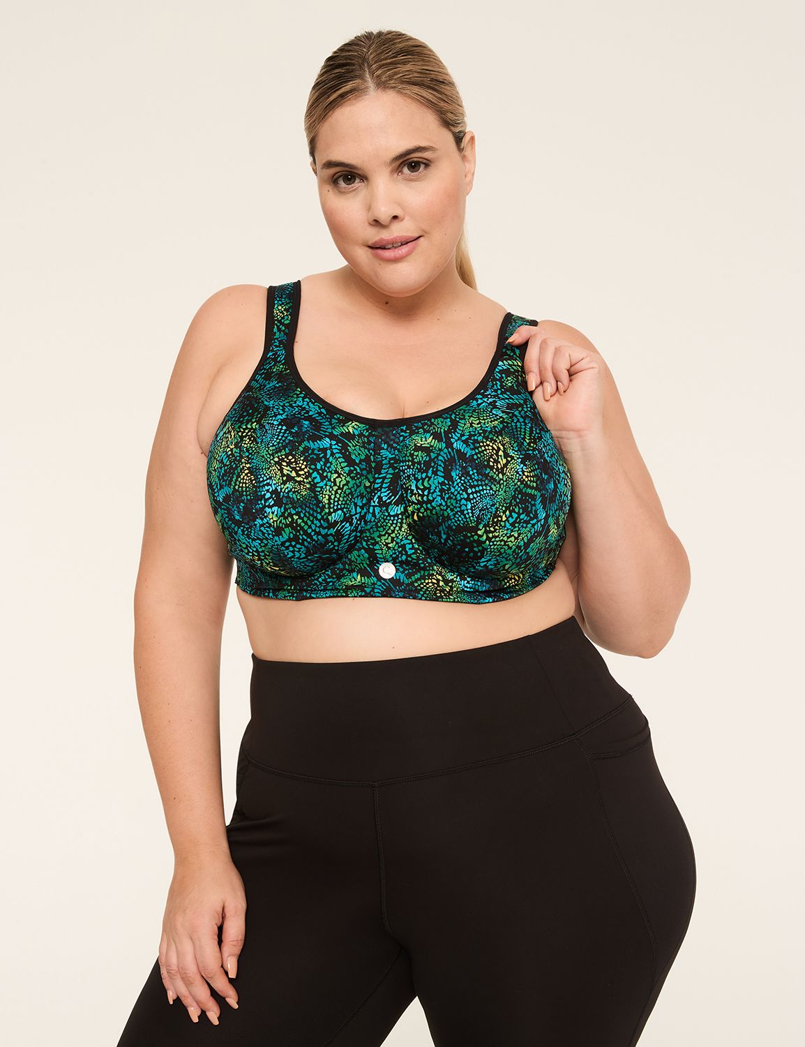Cacique Max Support High-Impact Comfort Underwire Sports Bra