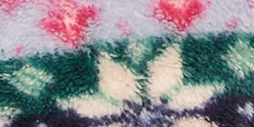 Half-Zip Sherpa Mock-Neck Top