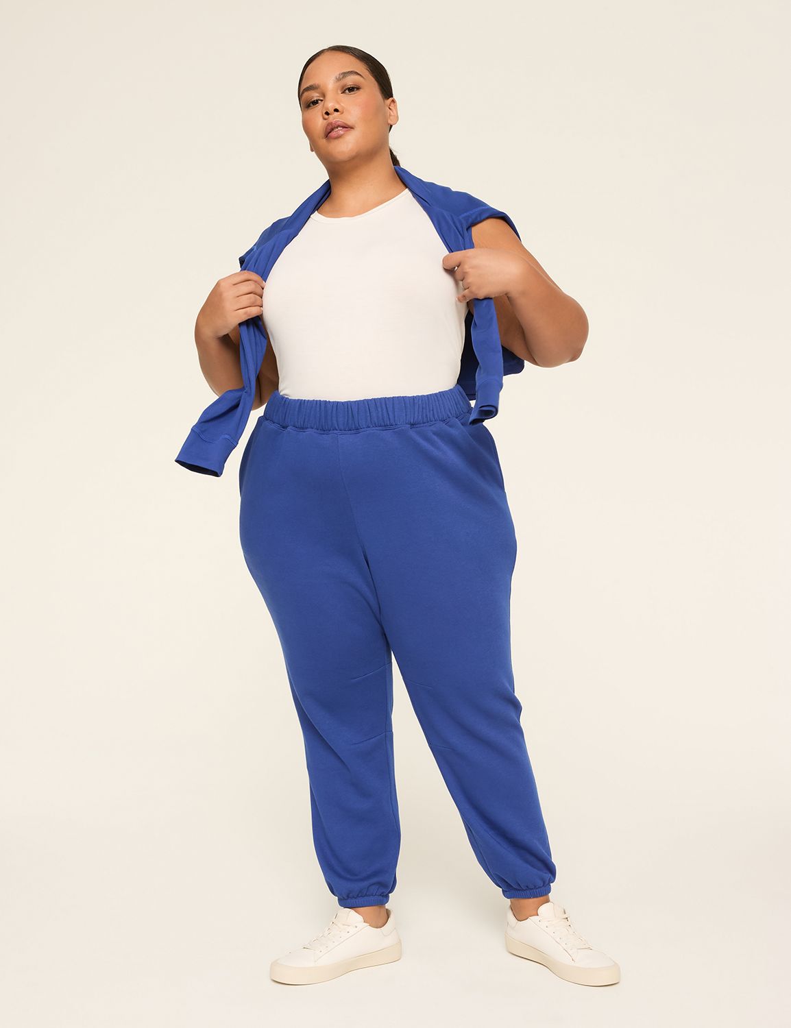 LIVI Mid Rise Knit Full Length Jogg Product Image 3