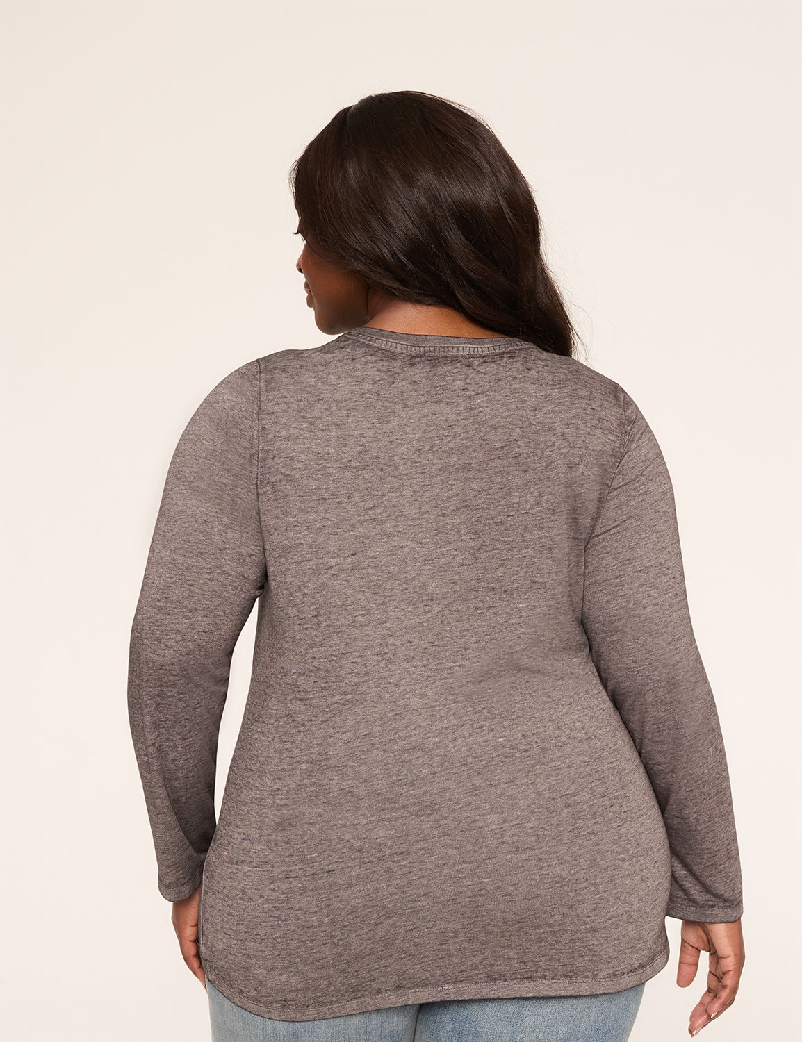 Long Sleeve Crew Neck Striped Pull Over main image 0