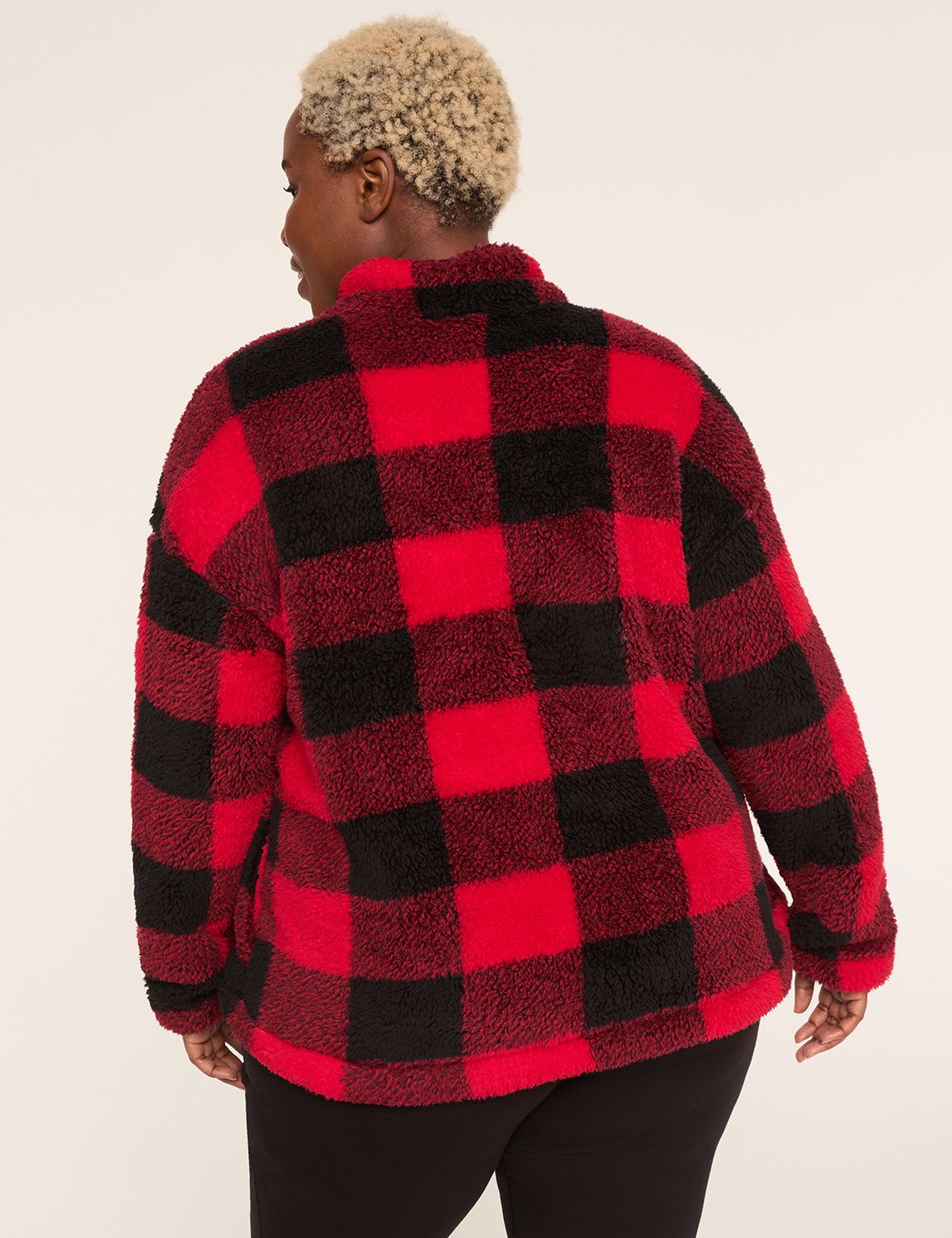 LIVI Long Sleeve Full Zip Sherpa Ja Product Image 2
