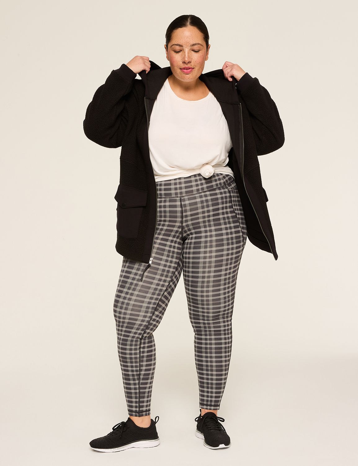 LIVI Long Sleeve Hooded Zip Front S Product Image 3