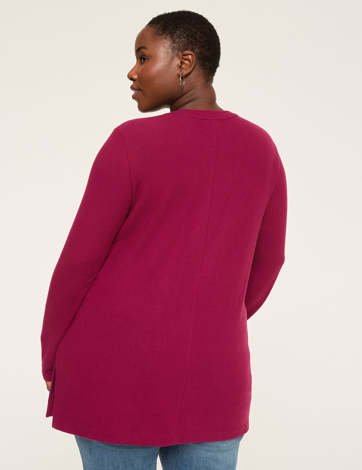 V-Neck Cozy Tunic Tee