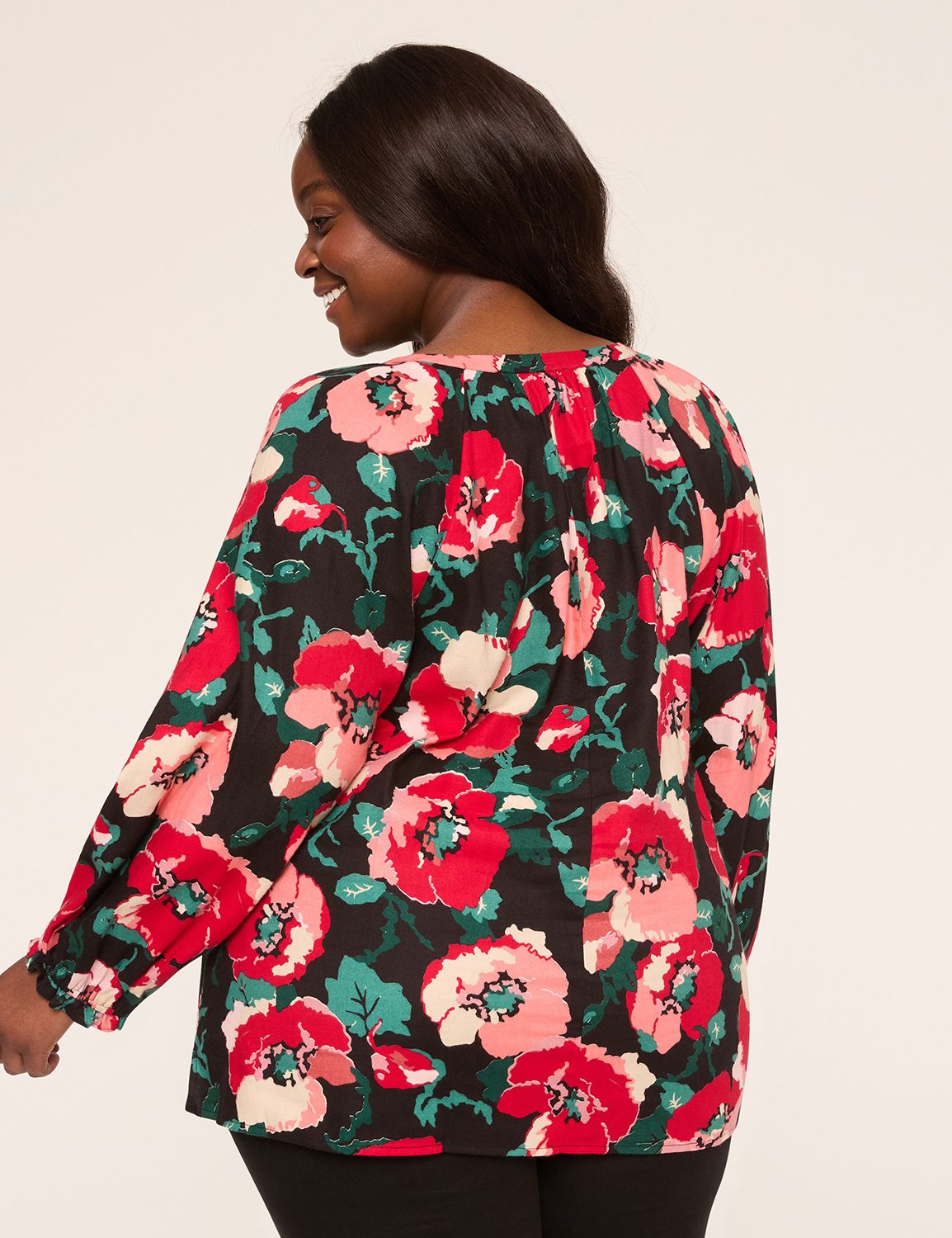 Swing Notch-Neck Popover Top