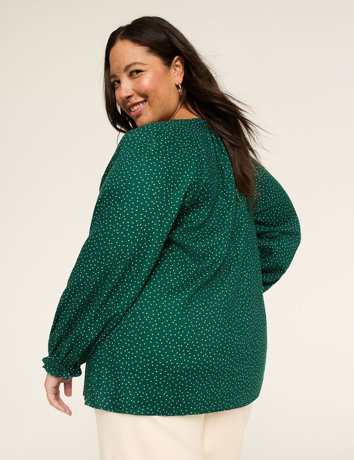 Swing Notch-Neck Popover Top