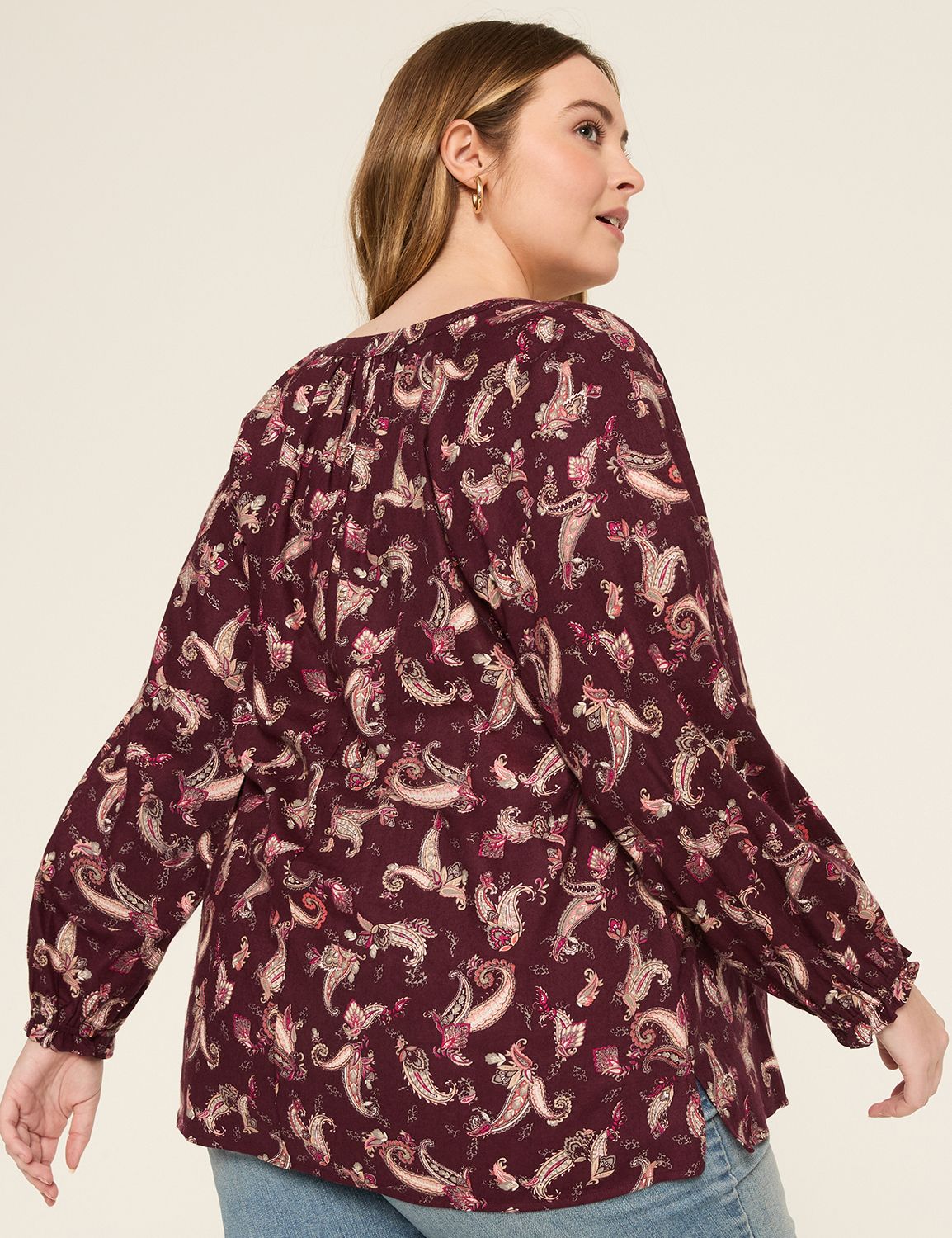 Swing Notch-Neck Popover Top