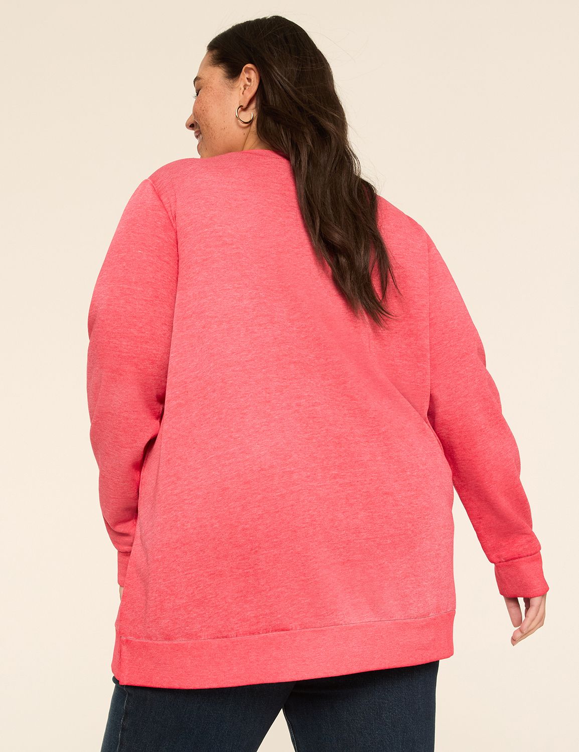 Long Sleeve Crew Neck Sweatshirt wi Product Image 2