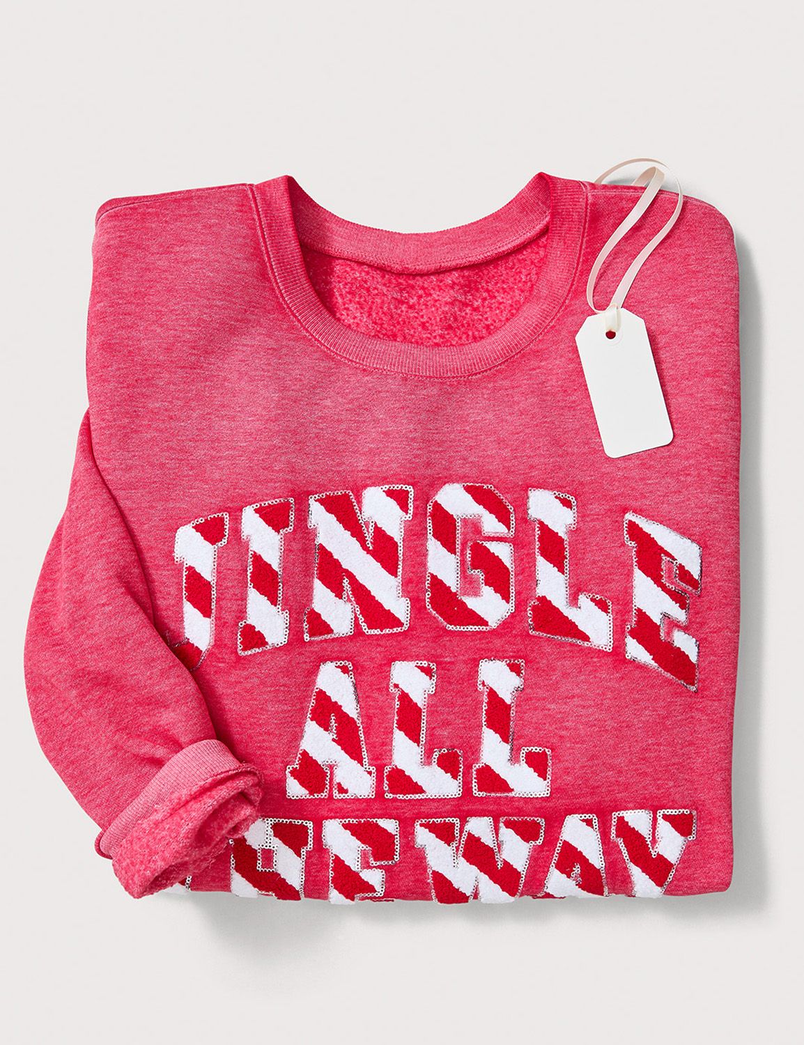 Long Sleeve Crew Neck Sweatshirt wi Product Image 6