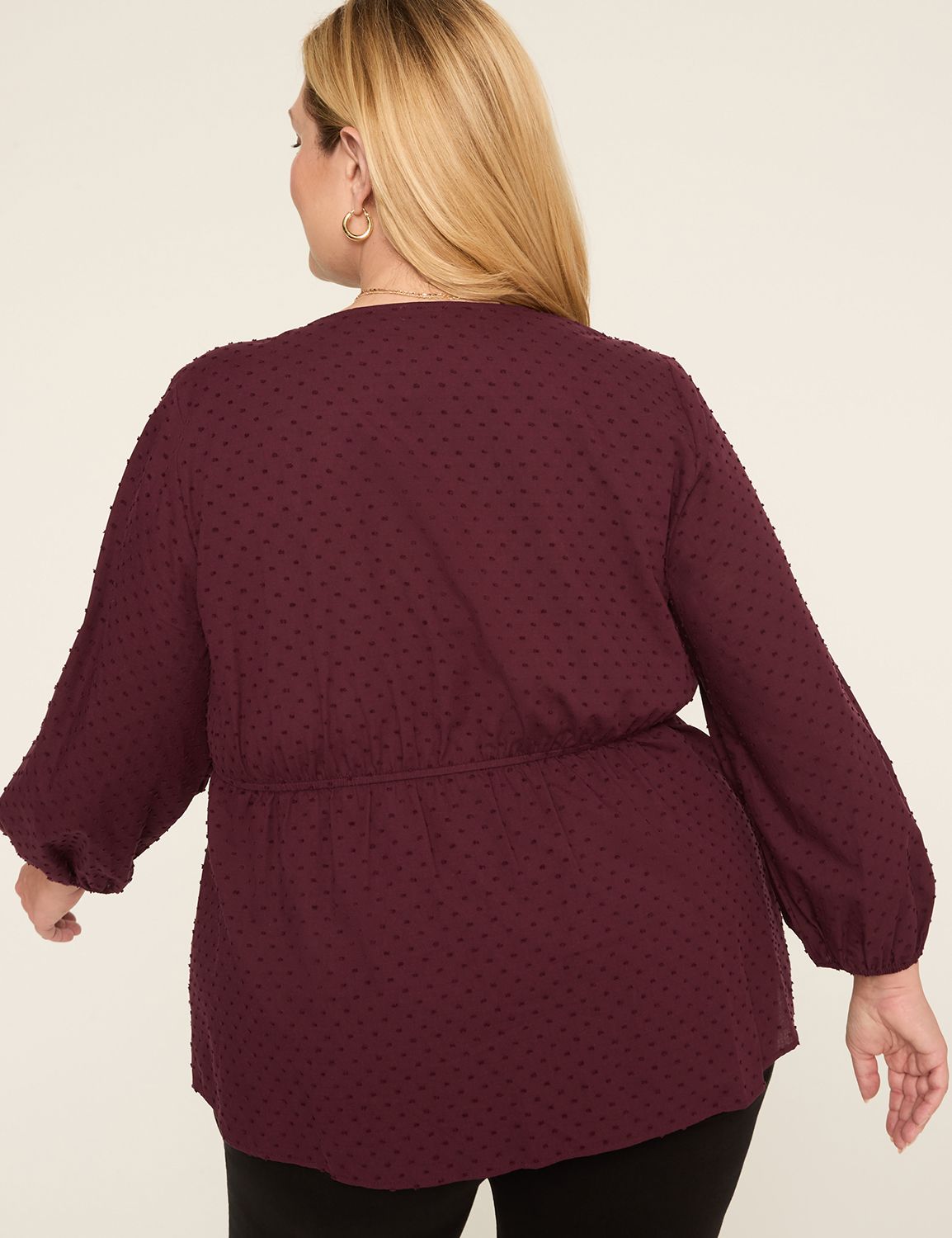 Bracelet-Sleeve Button-Detail Tunic Top