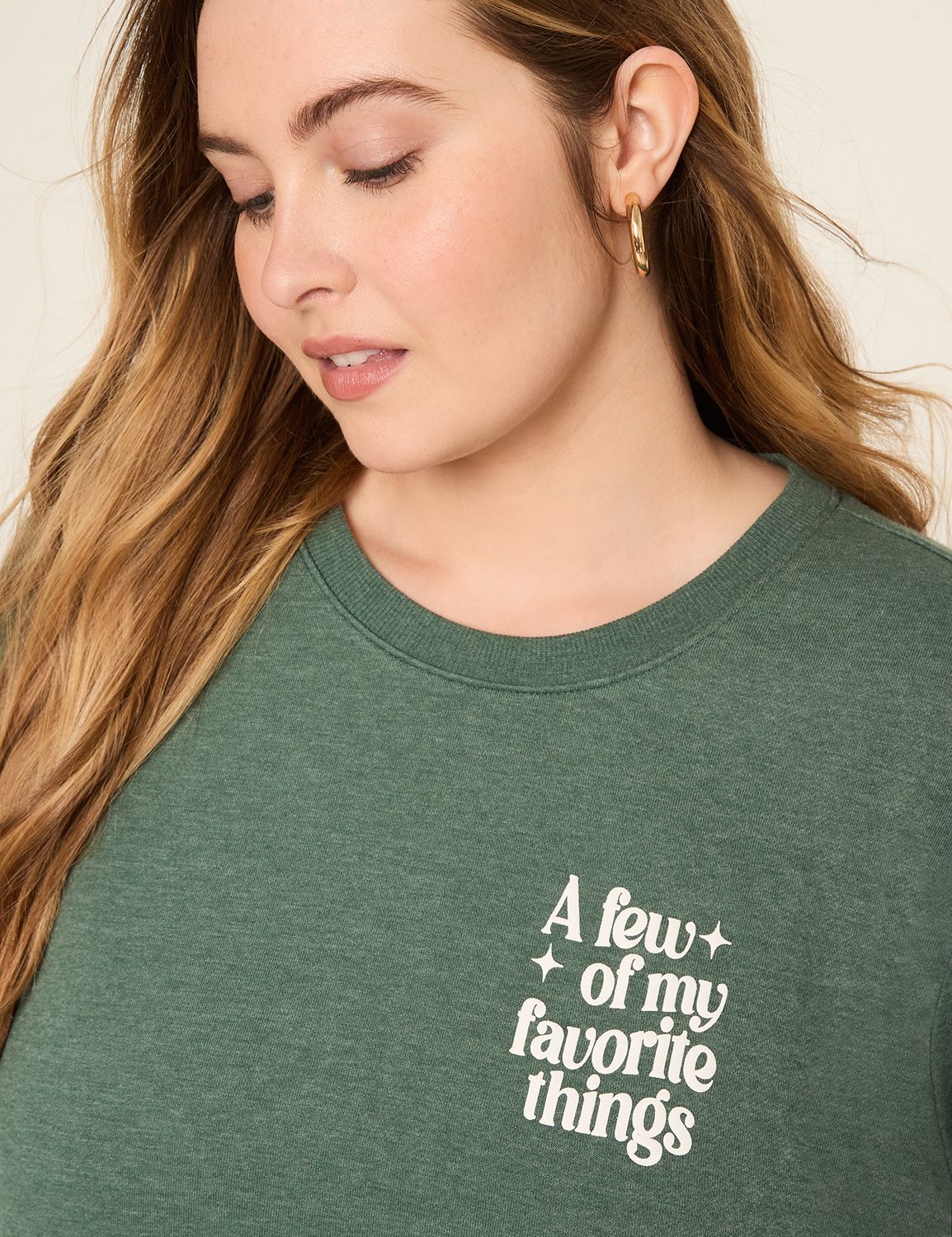 Long Sleeve Crew Neck Sweatshirt wi Product Image 3