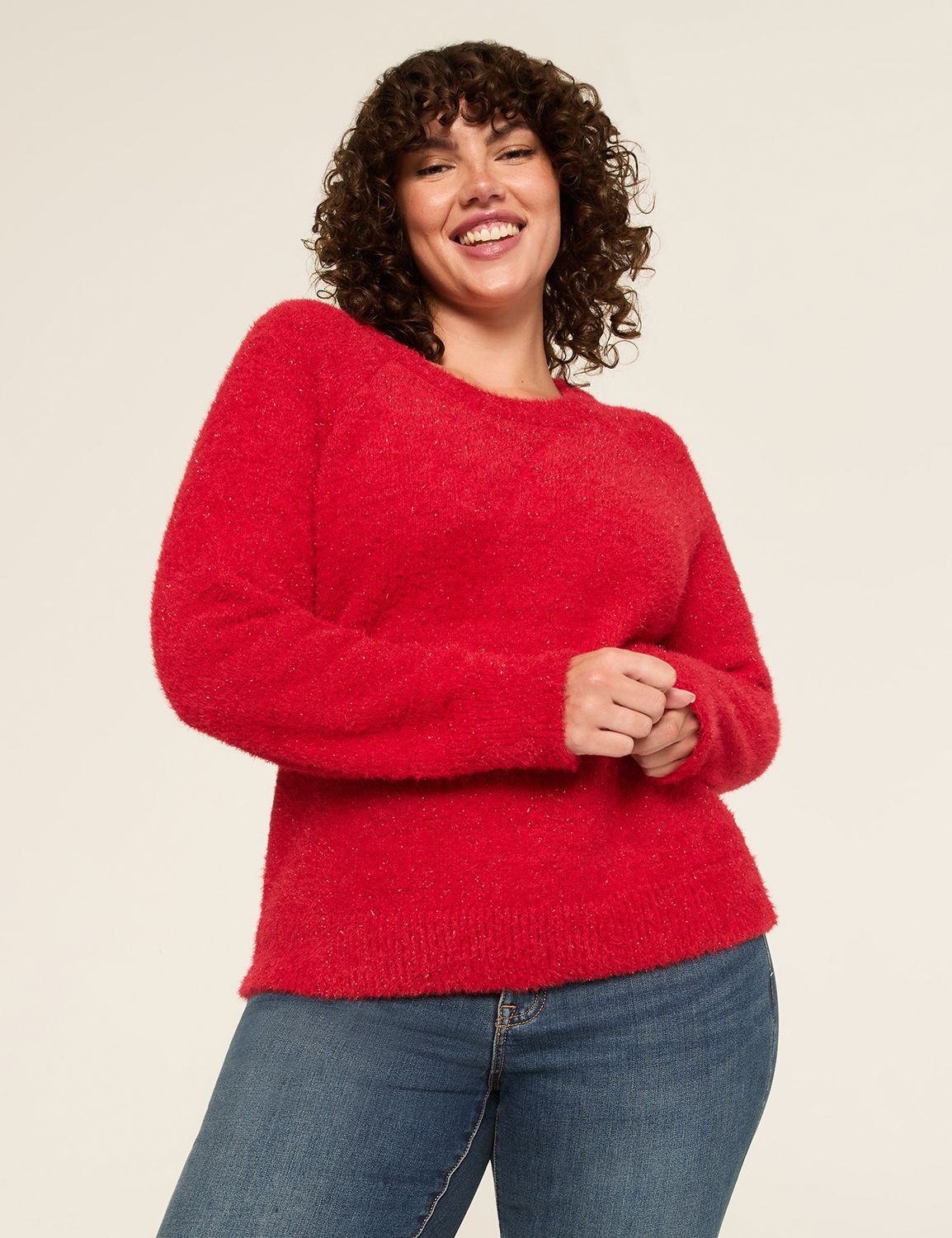 Crew-Neck Pullover Sweater