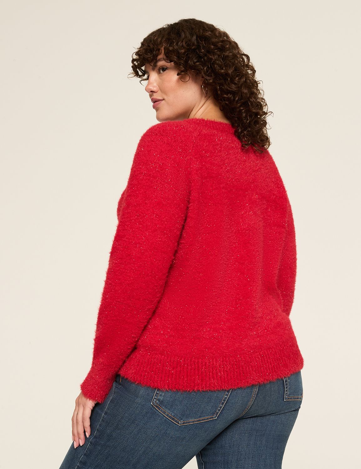 Crew-Neck Pullover Sweater